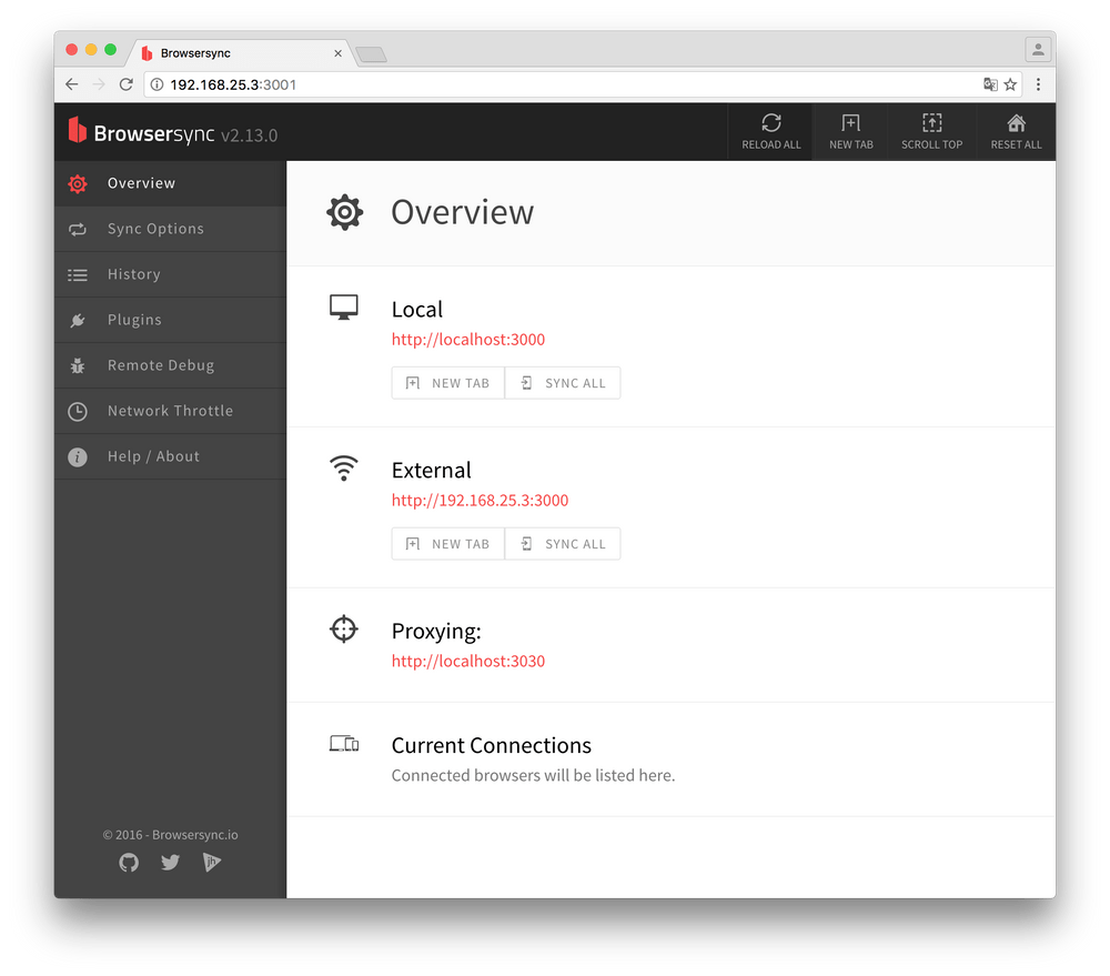 Usando Browsersync em uma aplicação Ruby on Rails